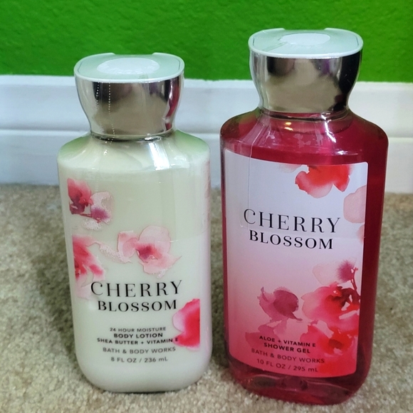 Bath & Body Works Bath & Body Cherry Blossom Lotion And Shower Gel